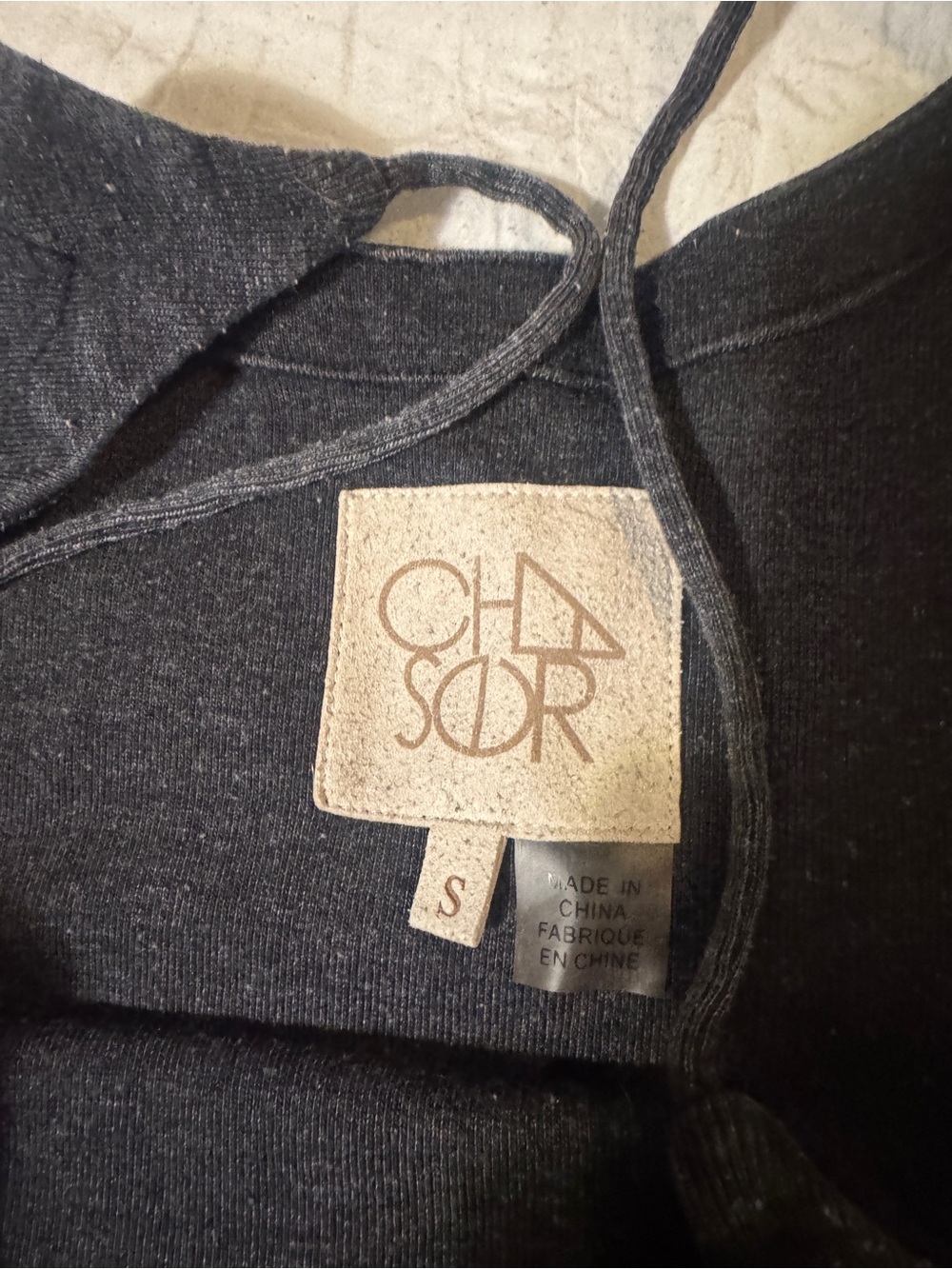Chaser Charcoal Gray spaghetti Strap tank top